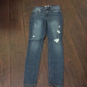 Blue Jeans With Rips for Women REWASH brand